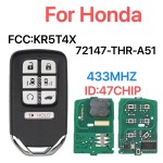 Honda Odyssey 433.92MHz ID47 Chip  KR5T4X  72147-THR-A61