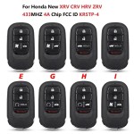 Honda New 434MHZ 4A Chip KR5TP-4