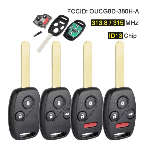 Honda 313.8Mhz ID13 FCCID:OUCG8D-380H-A