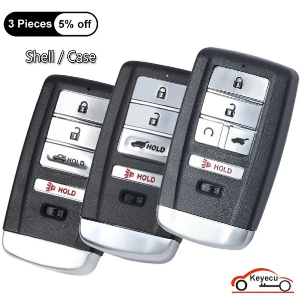 Honda 4 Buttons new smart key shell