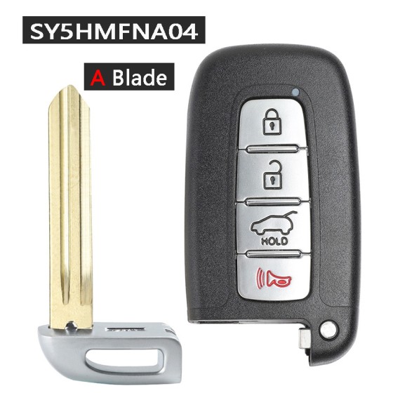 SY5HMFNA04 4BTN HYN14R/TOY40/HYN14 Blade 315MHz PCF7952 Chip(No logo/With logo)