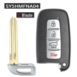 SY5HMFNA04 4BTN HYN14R/TOY40/HYN14 Blade 315MHz PCF7952 Chip(No logo/With logo)