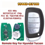 2016-2017 Hyundai Tucson / 4-Button Smart Key / TQ8-FOB-4F07 PN: 95440-D3100NNA