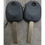 Hyundai transponder key shell (KK12)(with logo)