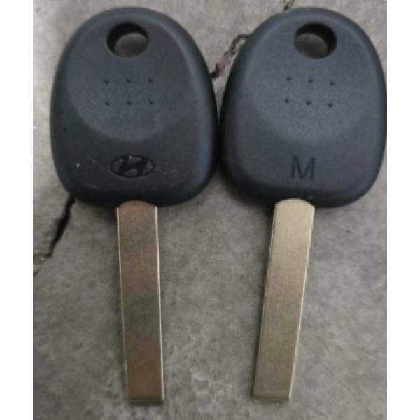 Hyundai transponder key shell (KK12)(with logo)
