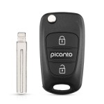 Hyundai  3/2+1 buttons remote case(No logo/With logo)