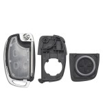 Hyundai 2+1 Buttons case Left/TOY40/HY20R/HY20/Right blade(No logo/With logo)