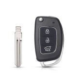 Hyundai 3 Buttons case SUV TOY40/HY20R/HY20/Left/Right Blade(No logo/With logo)