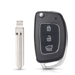 Hyundai 3 Buttons case SUV TOY40/HY20R/HY20/Left/Right Blade(No logo/With logo)