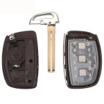 Hyundai 3 Buttons case with hold (No logo/With logo)