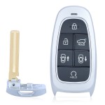 Hyundai Sonata 3+1/4+1/5+1/6+1 Buttons Smart Remote Key Shell Case