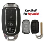 Hyundai smart key shell 3/4/5 buttons(No logo/With logo)