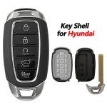 Hyundai smart key shell 3/4/5 buttons(No logo/With logo)