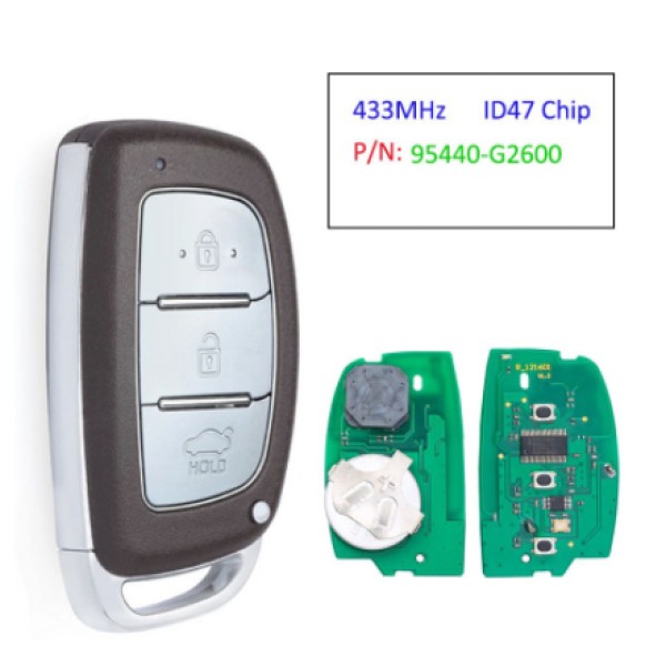 2016-2021 Hyundai Ioniq 95440-G2600  433MHz ID47 Chip