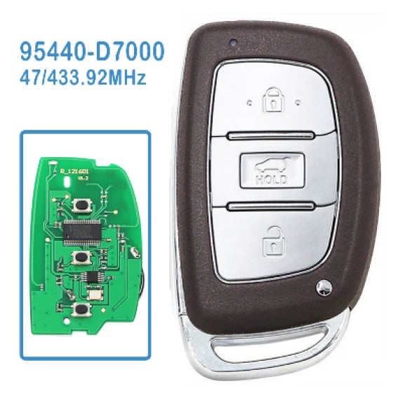 95440-D7010/95440-D7000 433.92MHz ID47 Chip Hyundai Tucson 2019 2020