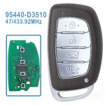 95440-D3510 FSK 433.92MHz ID47 Chip Hyundai Tucson 17-19