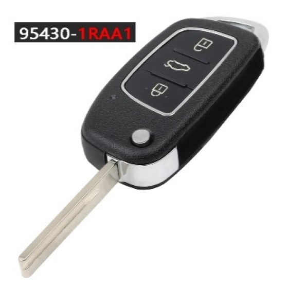 433MHz ID46 Chip P/N: 95430-1RAA1 Replacemen 3 Button Remote Car Key Fob for Hyundai IX35 Tuscon Accent Creta Sonata i20