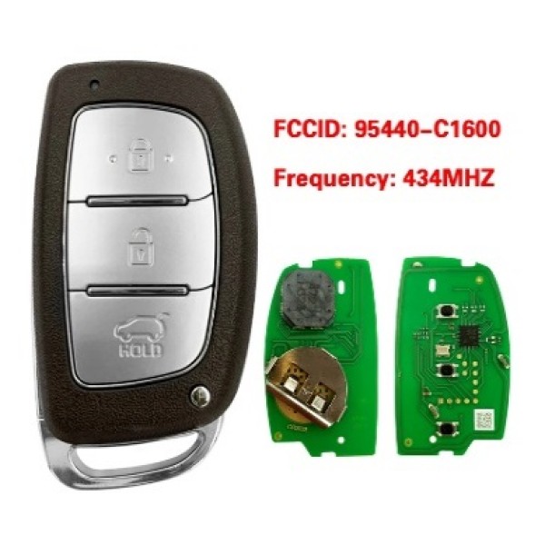 Aftermarket Key 3 Button Smart Remote DST-AES 433MHz 95440-C1600 CCAL14LP0120T2 Keyless Go For Hyundai Sonata 2018+