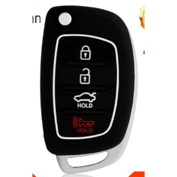 Hyundai 3+1 Buttons case TOY40 Blade(With logo)