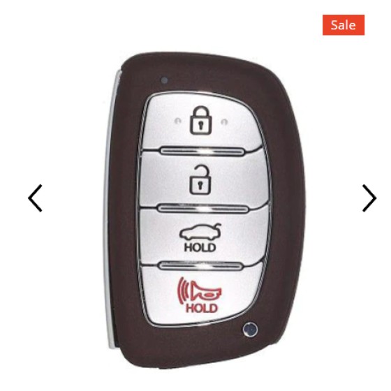2015-2017 Hyundai Sonata / 4-Button Smart Key / PN: 95440-C1001 / CQOFD00120 (AFTERMARKET)434 MHz Chip: 8A (No logo)