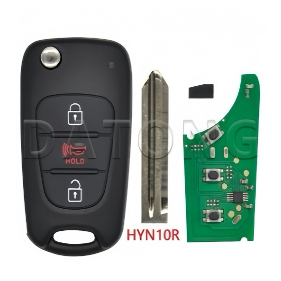 Hyundai 3 Buttons ID46 Chip 433MHZ