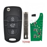Hyundai 3 Buttons ID46 Chip 433MHZ