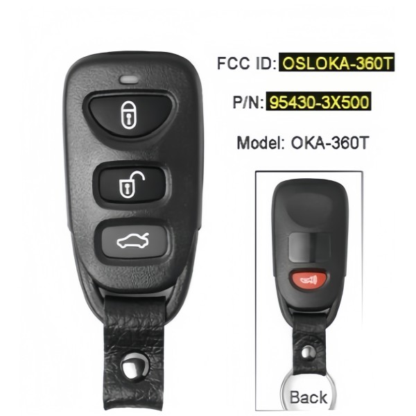 Hyundai Elantra 2011-2016 315MHz FCC ID: OSLOKA-360T P/N: 95430-3X500