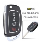 Hyundai Tucson 2015 2016 2017 2018 2019 433.92MHz P/N: 95430-D3010 FCC: TQ8-RKE-4F25