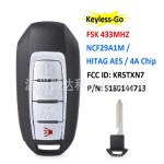 Car Remote Control Key S180144708 FCCID KR5TXN7 4A Chip 433 FSK (SUV/Sedan)