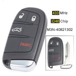 3Plus1 BT 433MHz ID46 Chip M3N-40821302 Blade Y159 (No logo/Chrysler logo/Dodge logo/Jeep logo)