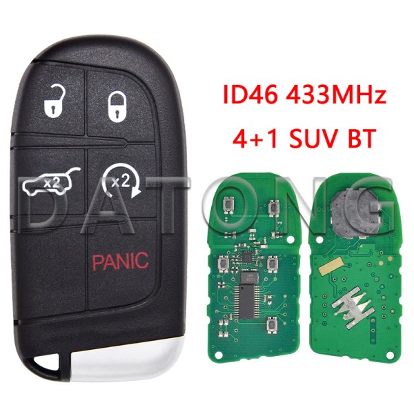 4Plus1 SUV BT 433MHz ID46 Chip M3N-40821302 Blade Y159 (No logo/Chrysler logo/Dodge logo/Jeep logo)