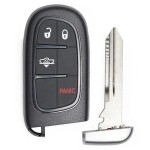 GQ4-54T 433MHz Hitag AES 4A Chip For Jeep Cherokee 2014 - 2020 (No logo/With logo)