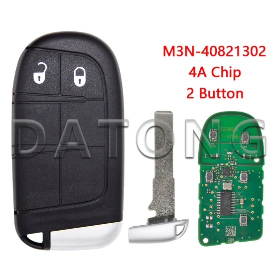 433MHz 4A Chip M3N-40821302 Jeep Compass/Jeep Renegade SIP22 (No logo/With logo)