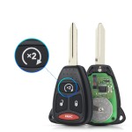 3+1 Buttons(Start) 315Mhz KOBDT04A Remote Car Key (No logo/Chrysler logo/Dodge logo/Jeep logo)