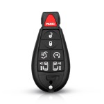 2+1/3+1/4+1/5+1/6+1 Buttons Smart Car Key Shell(No logo/Chrysler logo/Dodge logo/Jeep logo)