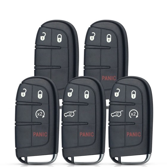 Jeep 2 Buttons Smart Remote Key Shell(No logo/With logo)