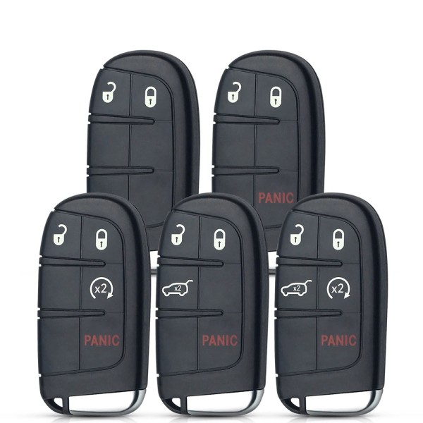 Jeep 2 Buttons Smart Remote Key Shell(No logo/With logo)