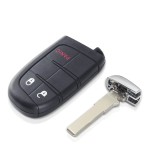 Jeep 2 Buttons Smart Remote Key Shell(No logo/With logo)