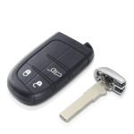 Jeep 2 Buttons Smart Remote Key Shell(No logo/With logo)