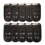 Jeep 2/2+1/3/3+1/4/4+1 BTN Smart key shell(No logo/With logo)