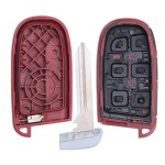 2/2+1/3+1/4+1 Buttons smart key shell (Red)(No logo/With logo)