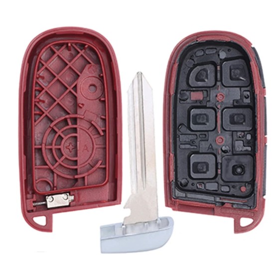 2/2+1/3+1/4+1 Buttons smart key shell (Red)(No logo/With logo)