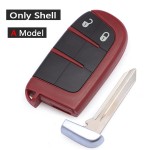 2/2+1/3+1/4+1 Buttons smart key shell (Red)(No logo/With logo)
