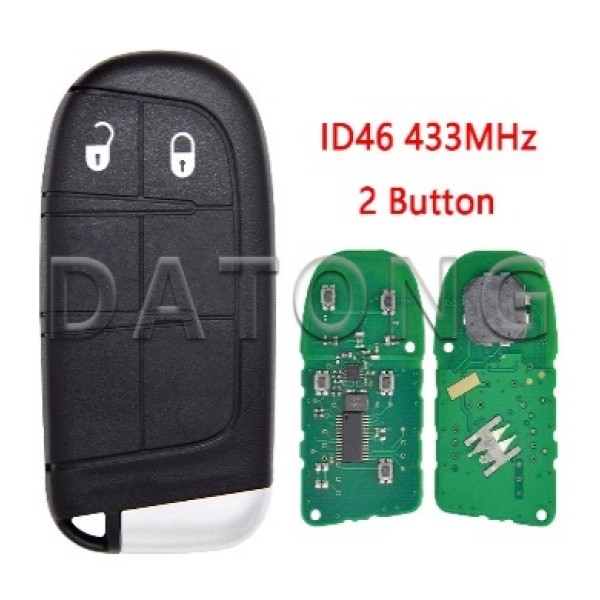 2 BT 433MHz ID46 Chip M3N-40821302 Blade Y159 (No logo/Chrysler logo/Dodge logo/Jeep logo)