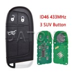 3 SUV BT 433MHz ID46 Chip M3N-40821302 Blade Y159 (No logo/Chrysler logo/Dodge logo/Jeep logo)