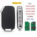 KIA Stinger Keyless Go Remote Key 433MHz 47 Chip 95440-J6000/J5200/J5000/J5010(No logo/With logo)