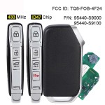 Kia Telluride 2020-2022 3/4 Buttosn 433MHz ID47 Chip FCC ID: TQ8-FOB-4F24(No logo/With logo)