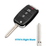 2/3/3+1 Buttons Flip Remote Key Case