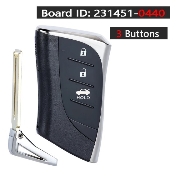 3/3+1 Buttons Smart Card 314.3MHz HYQ14FBF Board: 231451-0440(No logo/With logo)