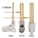 Lexus 2/3 Buttons A blade smart key shell(No logo/With logo)